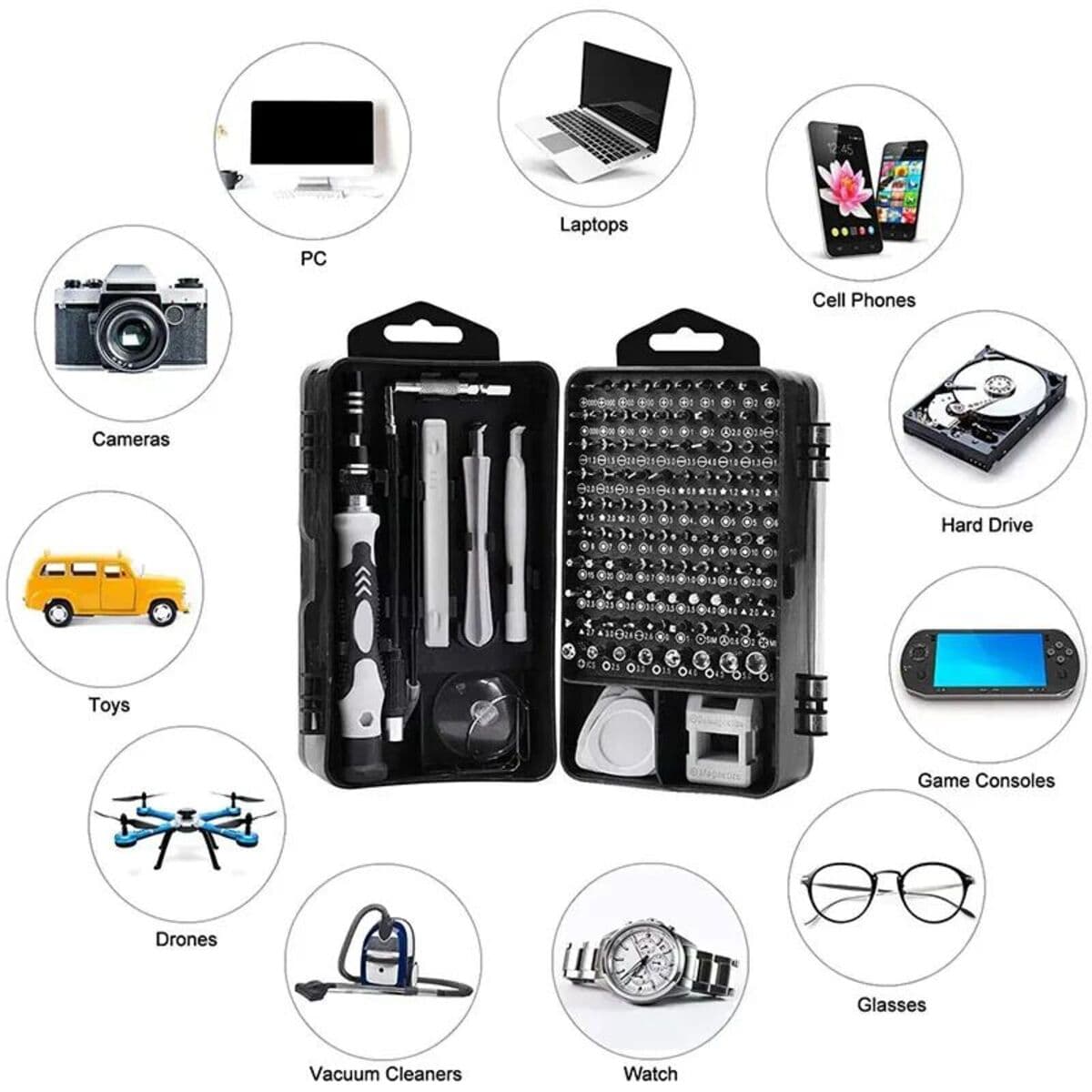 Gizmo Precision 115-in-1 Repair Kit 12