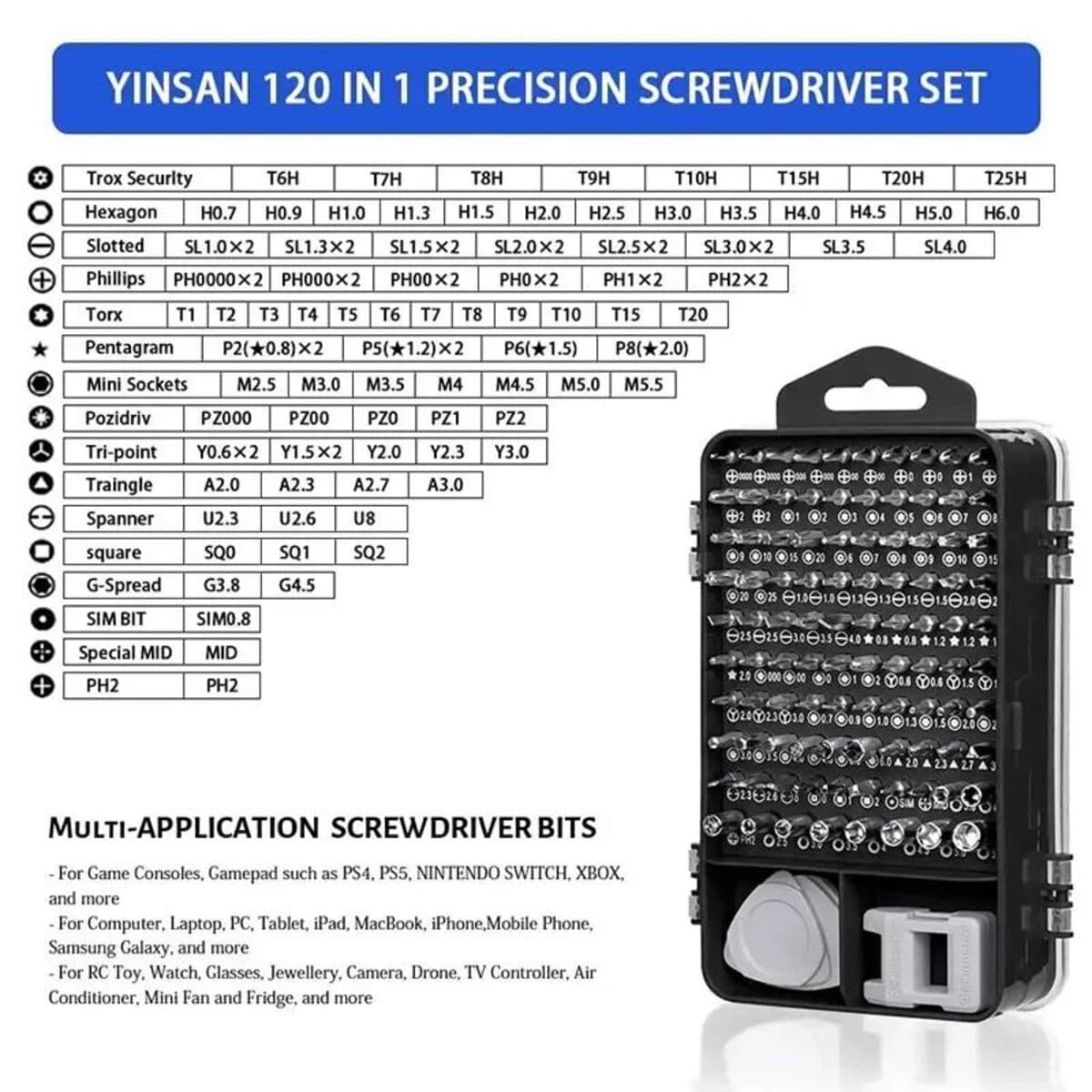 Gizmo Precision 115-in-1 Repair Kit 10